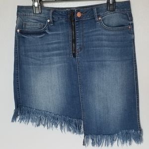 William Rast asymmetrical denim skirt